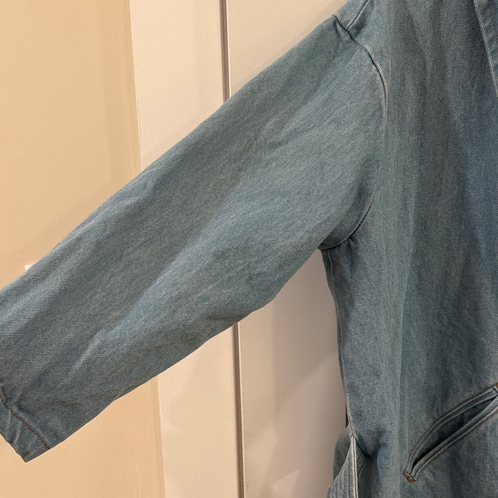 Objects Without Meaning Denim Jacket With Belt - image 5